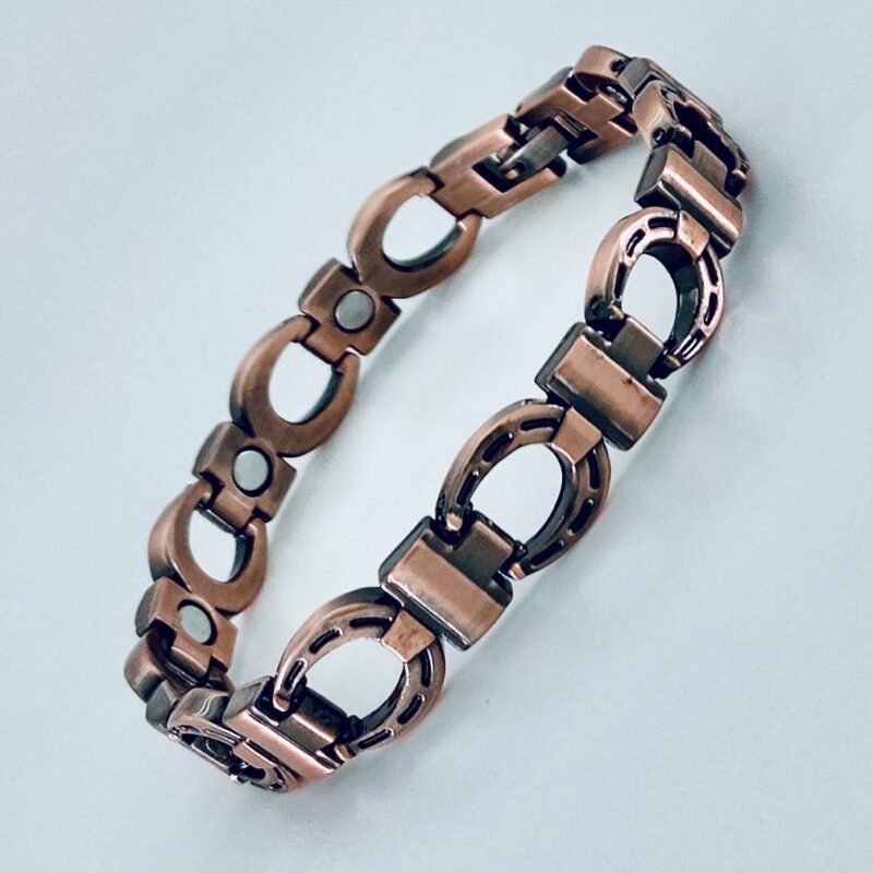 Copper Bracelet - Linked Horseshoe