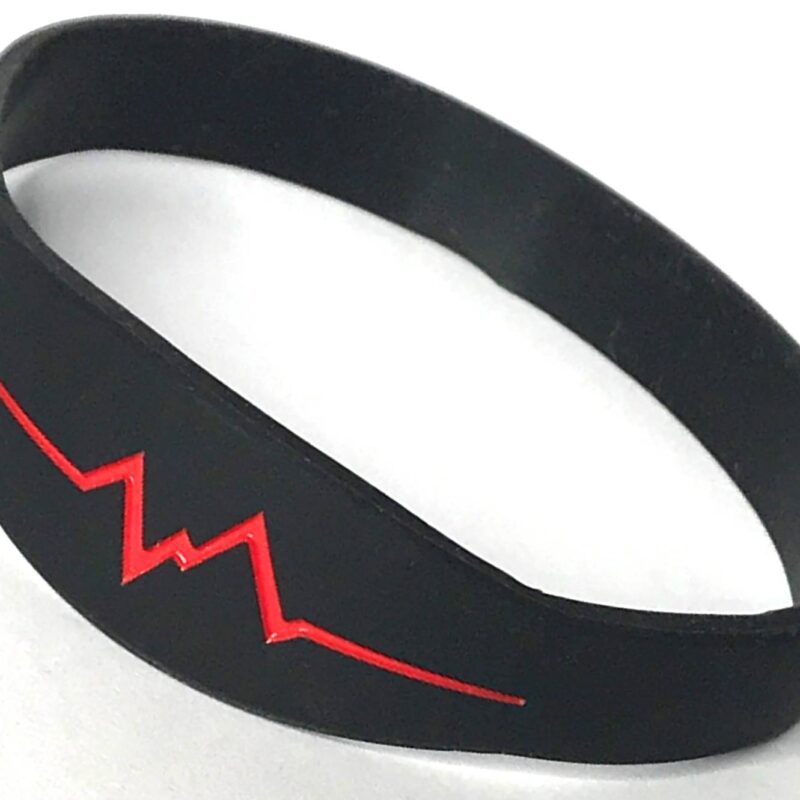Silicone - Sine Band Red "Energy/Sport"
