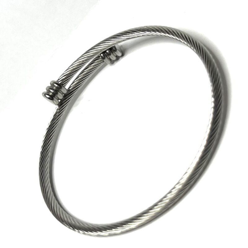 Stainless Steel Thin Wire Bangle