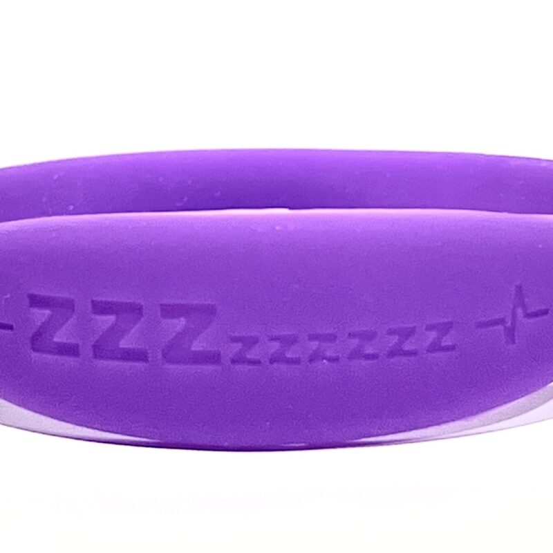 Silicone - Sine Band Purple "Sleep ZZZzzzzzz"
